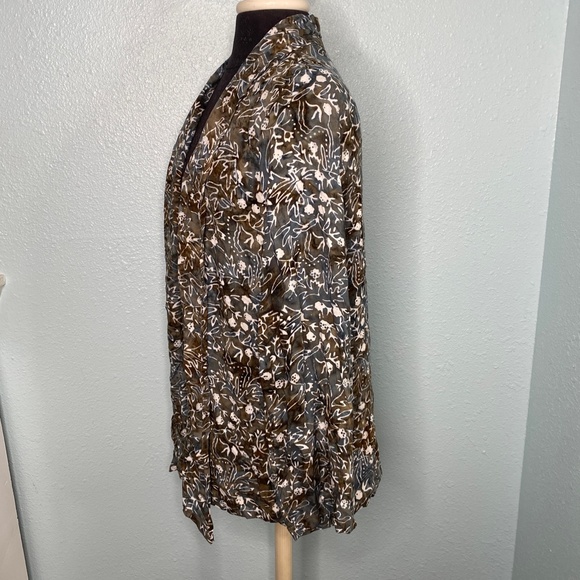 NWT Soft Surroundings Lightweight Open Front Kimono Cardigan - Picture 2 of 11